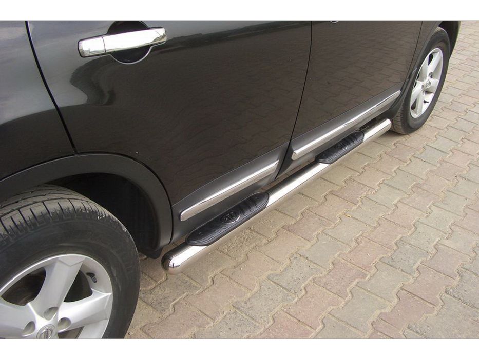 Бічні труби Нержавіюча сталь для Nissan Qashqai (2010-2014) (2 шт.)