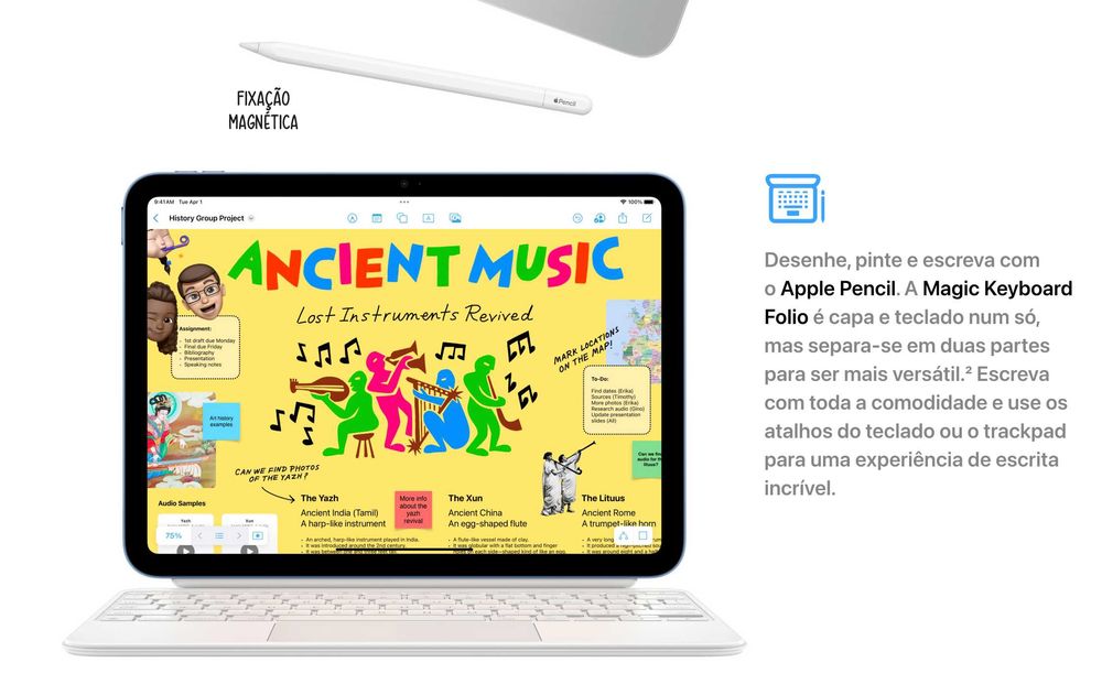 iPad Wi-Fi 128 GB - Prateado