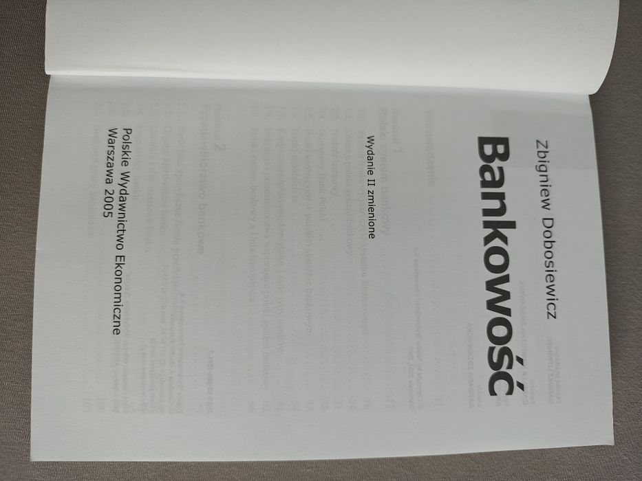 Bankowość Zbigniew Dobosiewicz