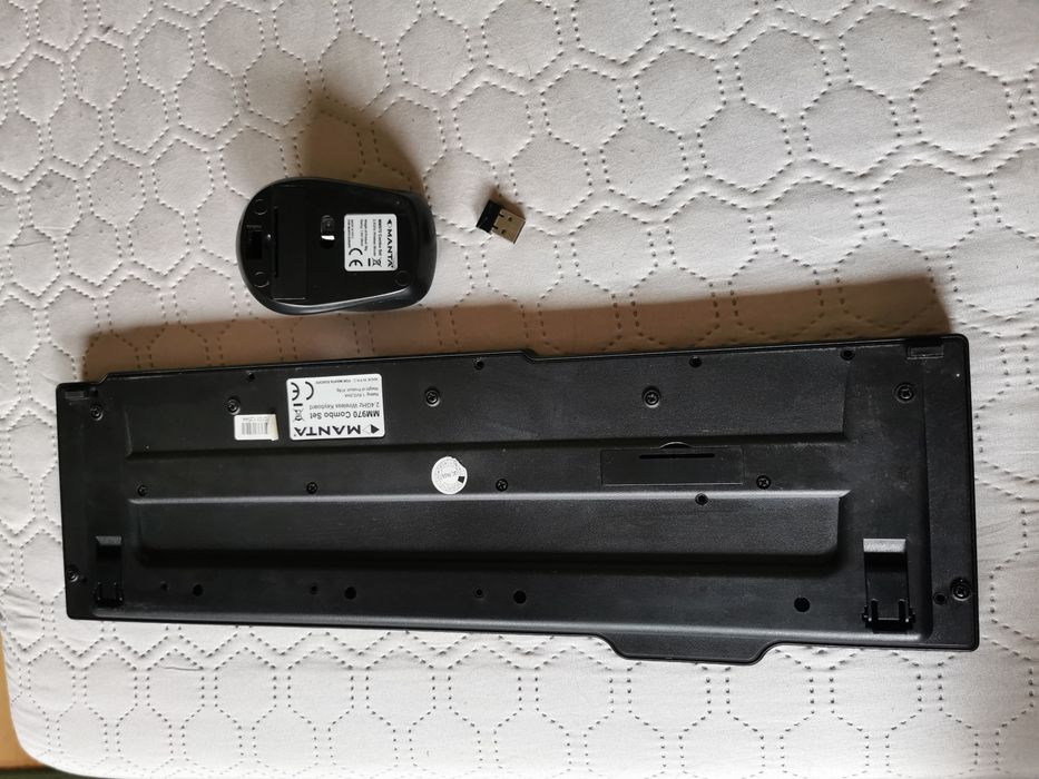Klawiatura i mysz bezprzewodowa Manta MM970 Combo Set