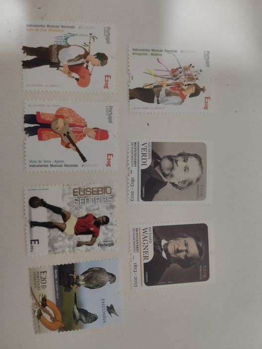 Filatelia Selos novos com a letra E