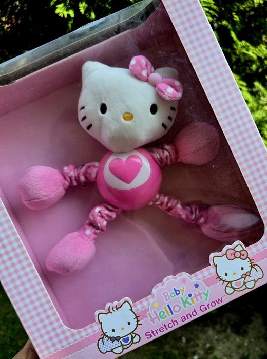 Wyprzedaż! Pluszowa grzechotka Hello Kitty maskotka szeleszcząca