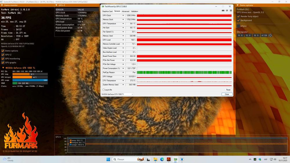 Gainward GTX 1050 Ti 4GB GDDR5 | МАГАЗИН, Кременчук | Гарантія 90 днів
