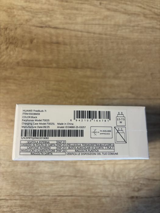 Słuchawki bluetooth Huawei FreeBuds 7i nowe w folii fabrycznej