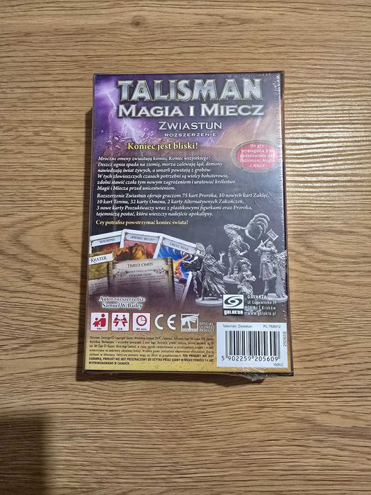 Gra planszowa Talisman: Magia i Miecz Zwiastun nowa FOLIA