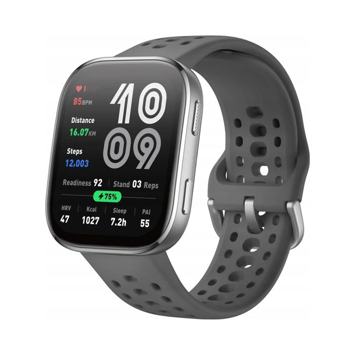 outlet amazfit bip 6 zegarek sportowy gps amoled 5 atm bluetooth szary