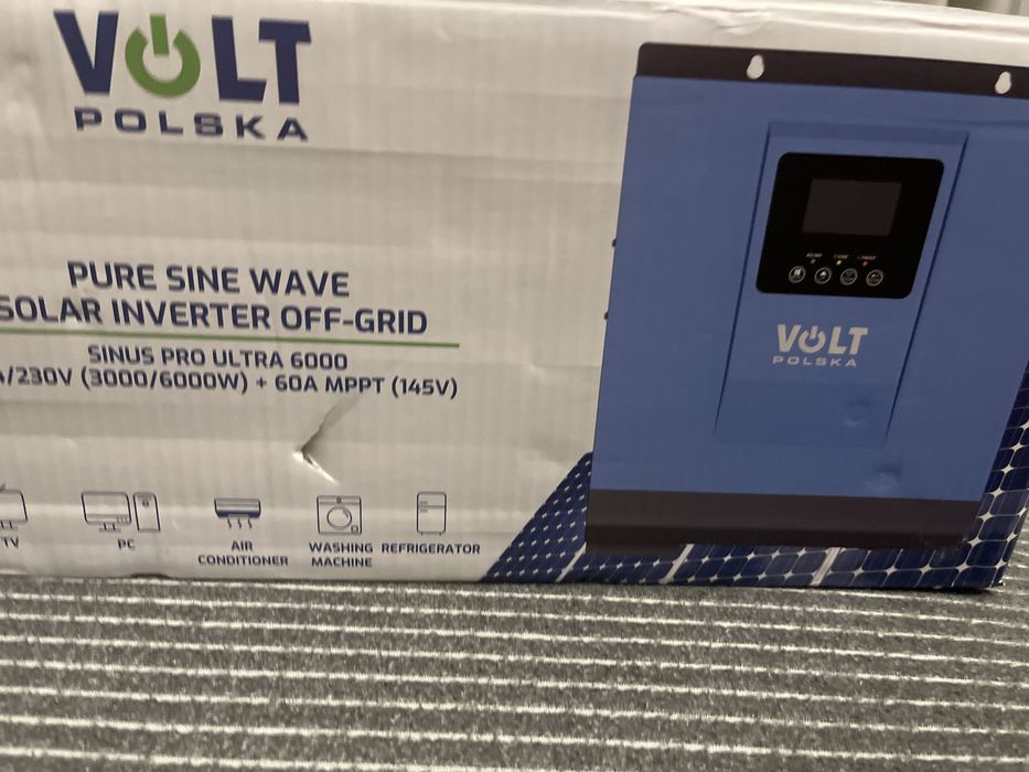 Inwerter solarny off grid volt sinus pro 6000W 24v