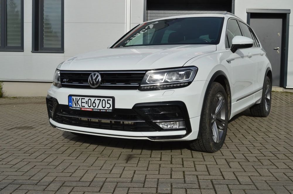 Volkswagen Tiguan Śliczny 4X4  R-Line 2.0 TDI Lift z Niemiec Zarejstrowany