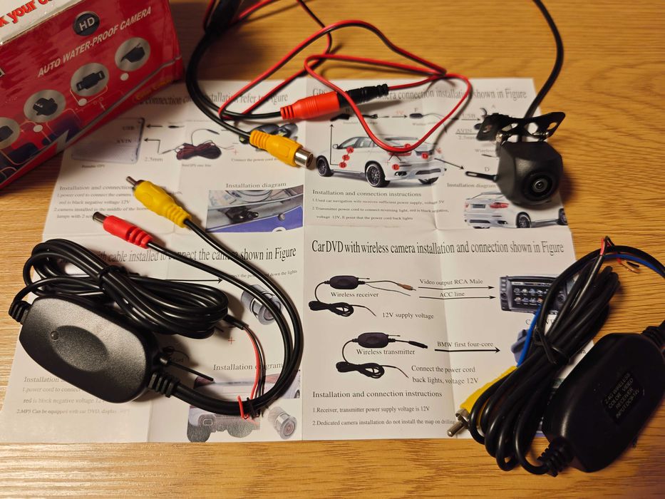 Câmera de marcha atras para carro + Transmissor Wi-Fi