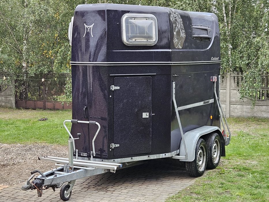 Przyczepa do koni Marquardt Galant – 100% Sprawna, DMC 2000kg, Transport