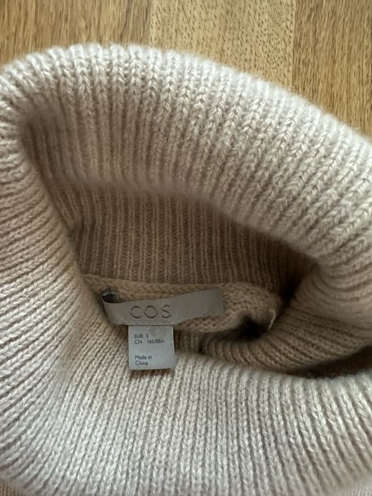 Cos кашемировый  свитер гольф женский