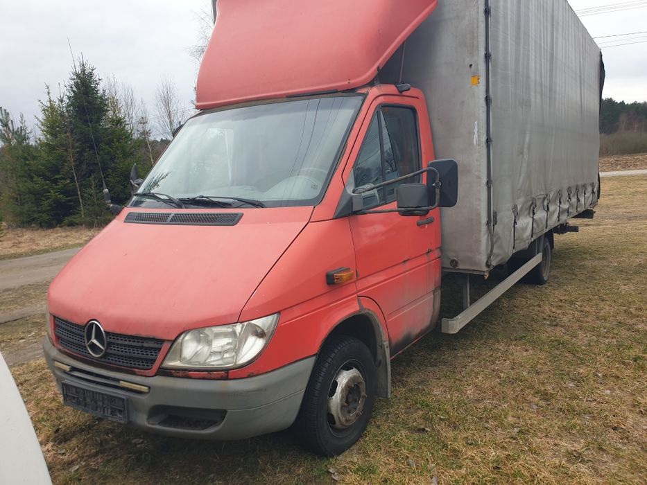 Mercedes Sprinter długa rama laweta 2005-rok  na części