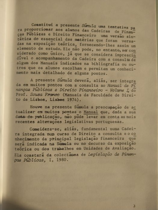Finanças Públicas e Direito Financeiro - Prof. Dr. Sousa Franco