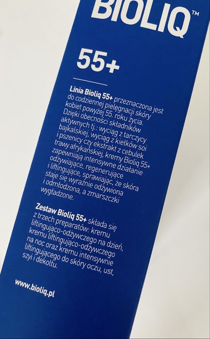 Bioliq zestaw trzech kosmetyków 55+