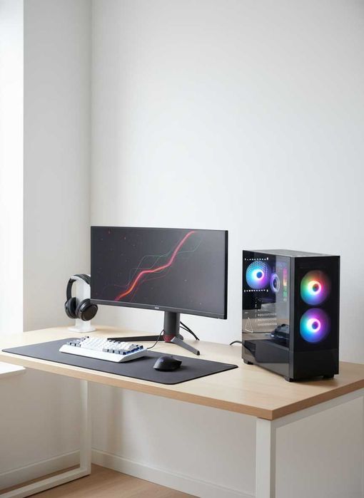 Komputer do Gier i7-7700 / GTX 1660 SUPER / 16GB / SSD / Krux RGB