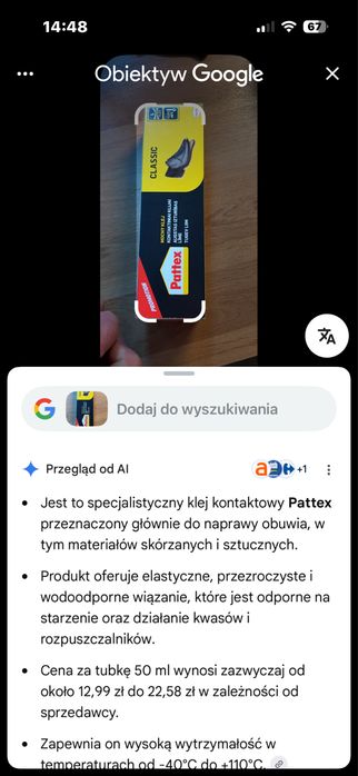 Klej pattex duza ilosć