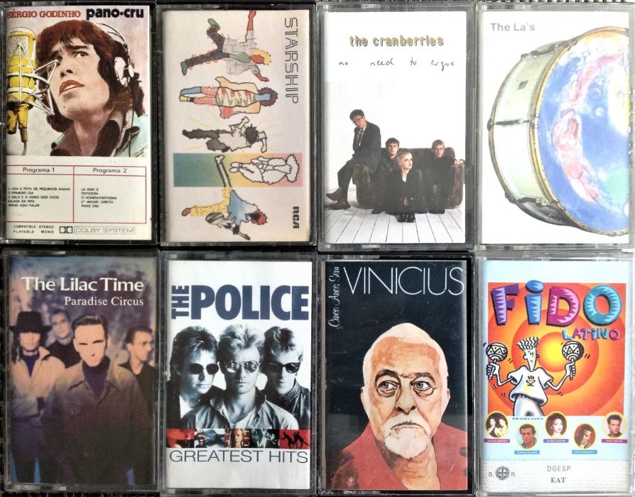 86 Cassetes - Raras - Muito Bom Estado
