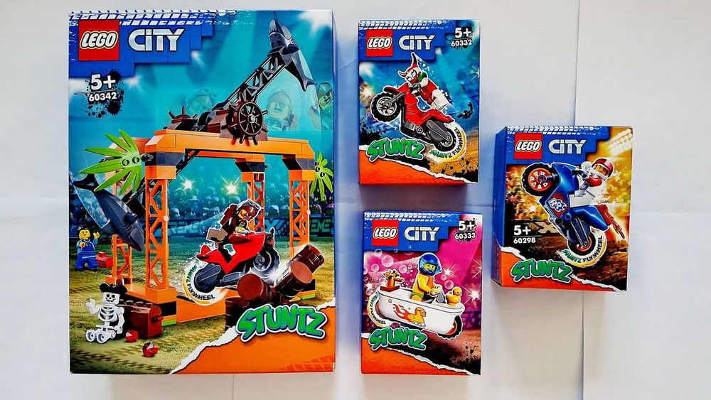 Lego City Stuntz Lote conjunto de 4 sets selados