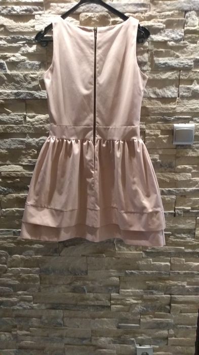 Sukienka pudrowy róż