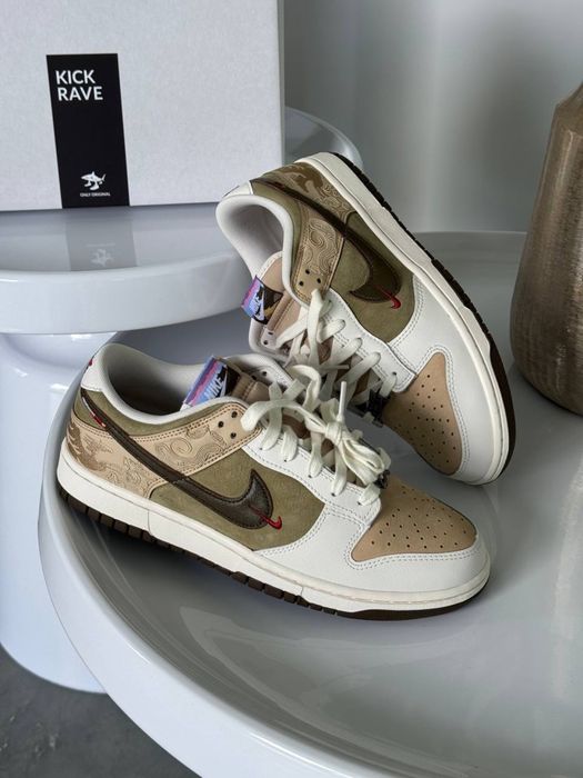 Оригинал Nike Dunk Low ‘Year of The Horse’ (IQ1118 220) оригинальние мужские данки кожание