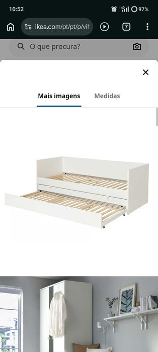 Cama com gavetas