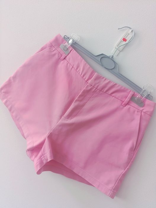 Krótkie damskie spodenki, różowe, dziewczęce, barbie