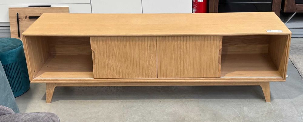 Móvel de TV 2 Portas Deslizantes | 1 unidade madeira maciça 180x45 cm