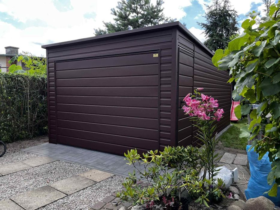 Garaże blaszane, domki ogrodowe oraz wiaty garażowe