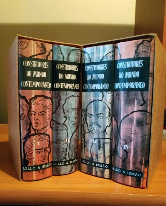 Construtores do Mundo Contemporaneo - 4 Volumes edição: Lello Editores