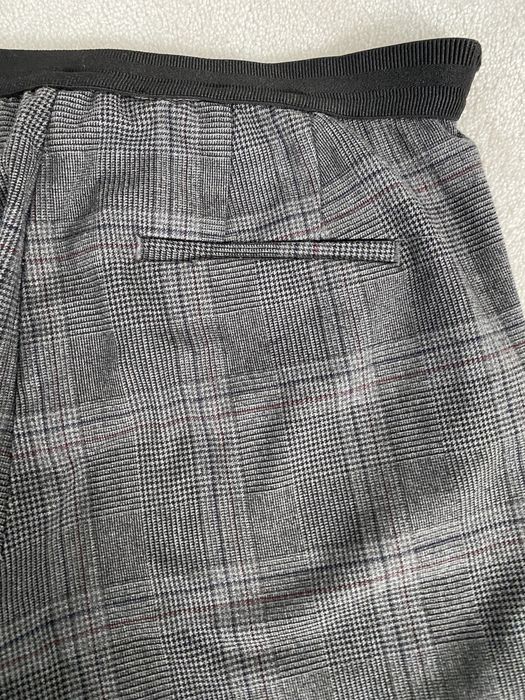 Szare spodnie w kratkę rozmiar 38 M zara