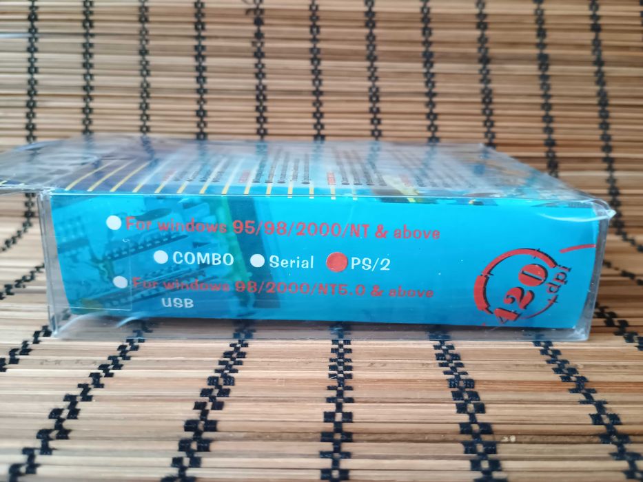 Retro mysz pod port PS2, przewodowa, optyczna, nowa