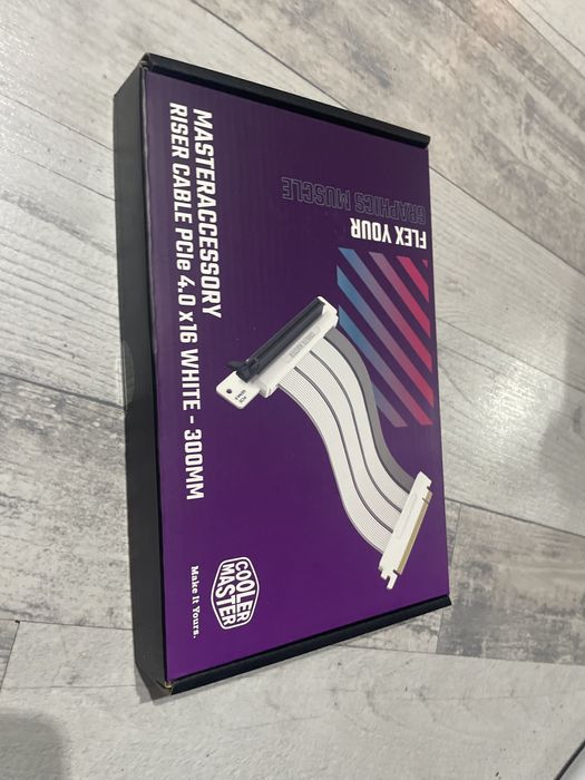 Tasma Cooler Master PCIe 4.0 x16 Riser Kabel 200mm / 300mm | NOWE ZAPLOMBOWANE