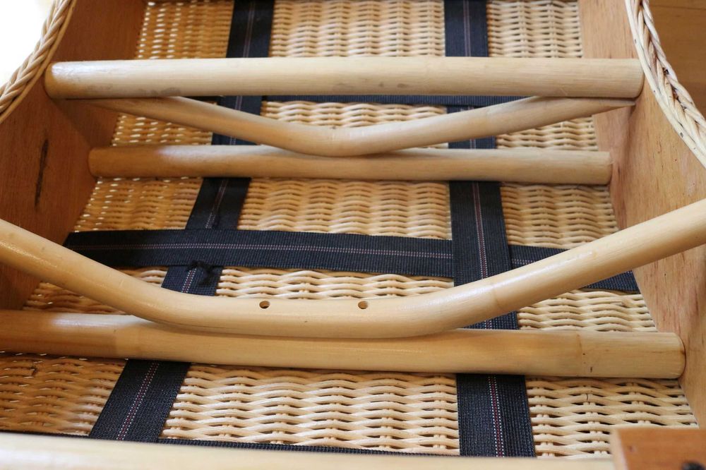 leżanka,szezlong, rattan,