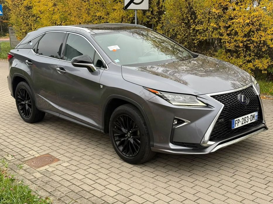 Lexus RX Europa.  Wersia F Sport