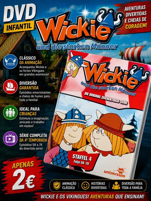 Dvd Wickie und die starken Männer (Alemão)