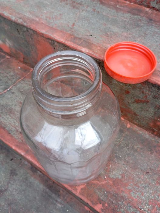 Pote em vidro 25x20cm c/ tampa
