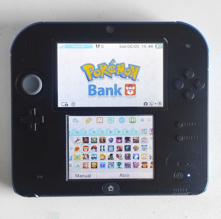 Nintendo 2DS Desbloqueada - Cartão 128 GB -