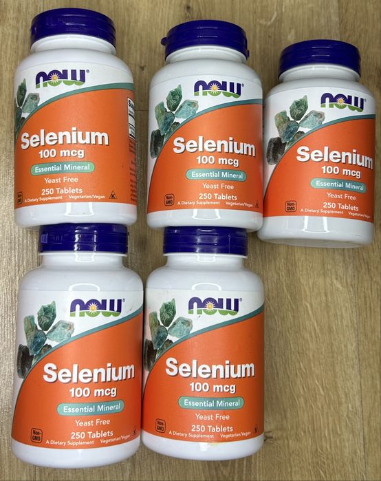 Selen 100 mcg. "NOW" (250 kapsułek)