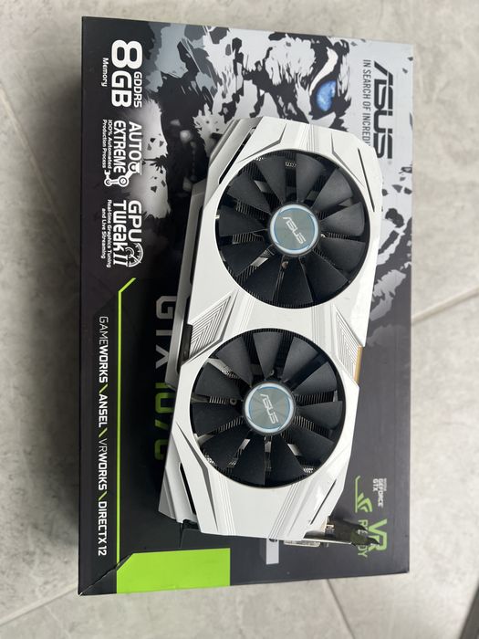 Відеокарта Nvidia Geforce GTX 1070 8gb від Asus