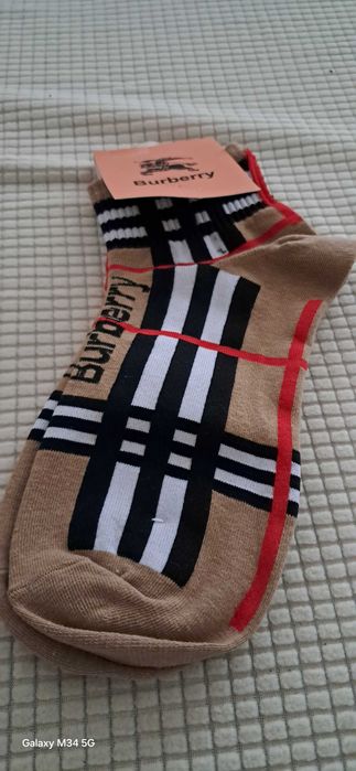 Skarpetki w stylu burberry 35-38