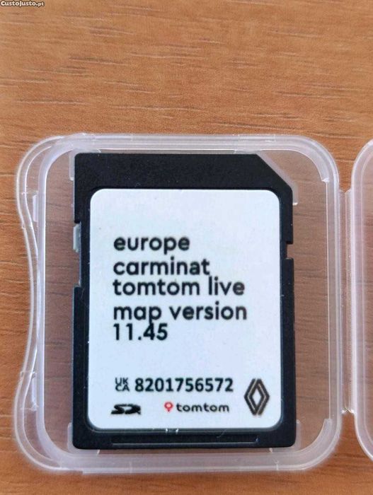 Cartão Gps Renault Carminat Live Europa v11.45 de 2025