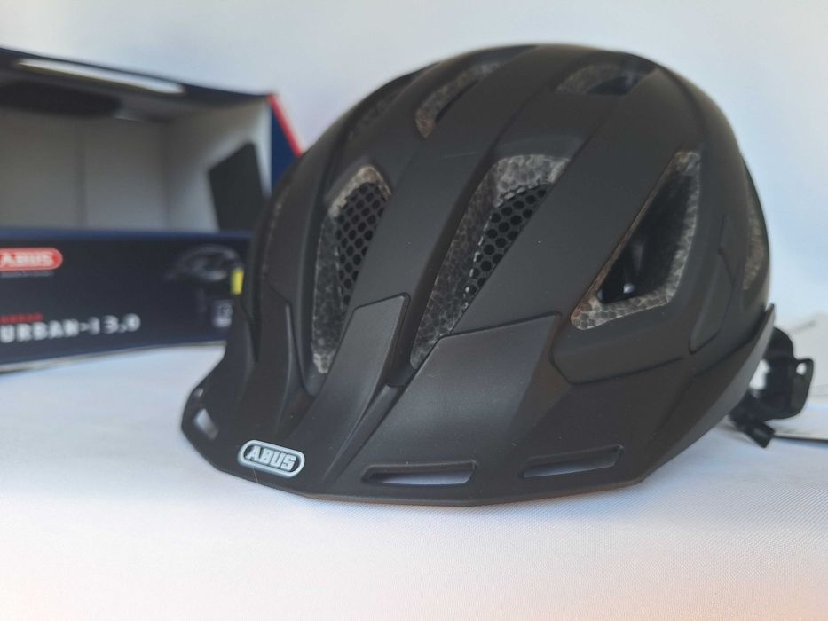 Kask rowerowy Abus Urban-I 3.0 Velvet Black S 51-55cm LED