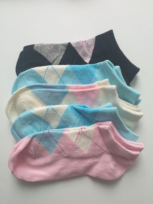 Skarpety, skarpetki stopki, komplet 5 par