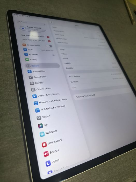 iPad Pro 12.9 2018р. 3 gen. 256GB. Silver. Без обмежень Гарантія