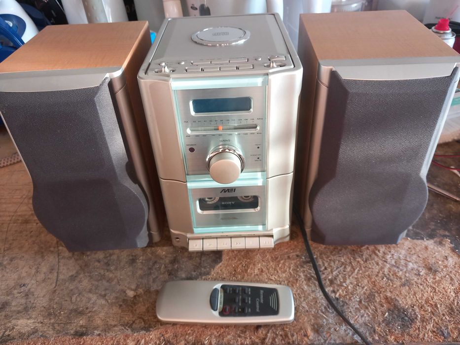 mini aparelhagem com comando