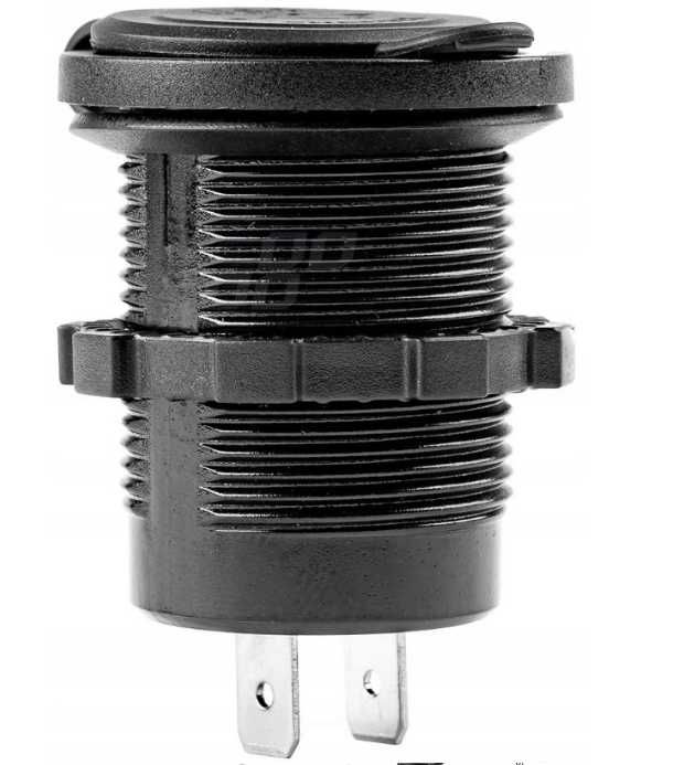 Wodoodporna ładowarka z gniazdami 2xUSB 12/24V  ttst747