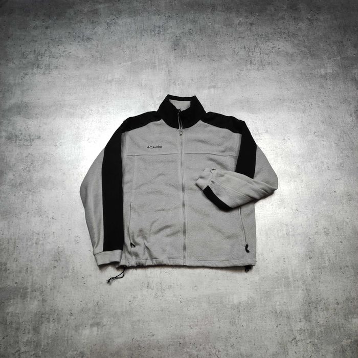 MĘSKA Bluza PREMIUM Suwak Ocieplona Thermal Polar Fleece Columbia Haft