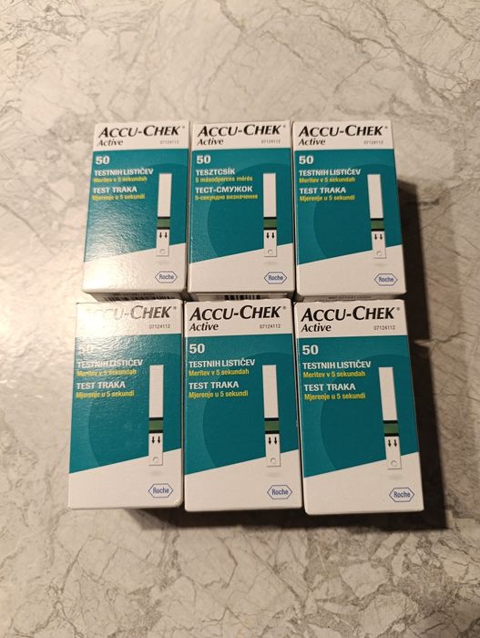 Тест смужки, полоски акучек актив, accu check active