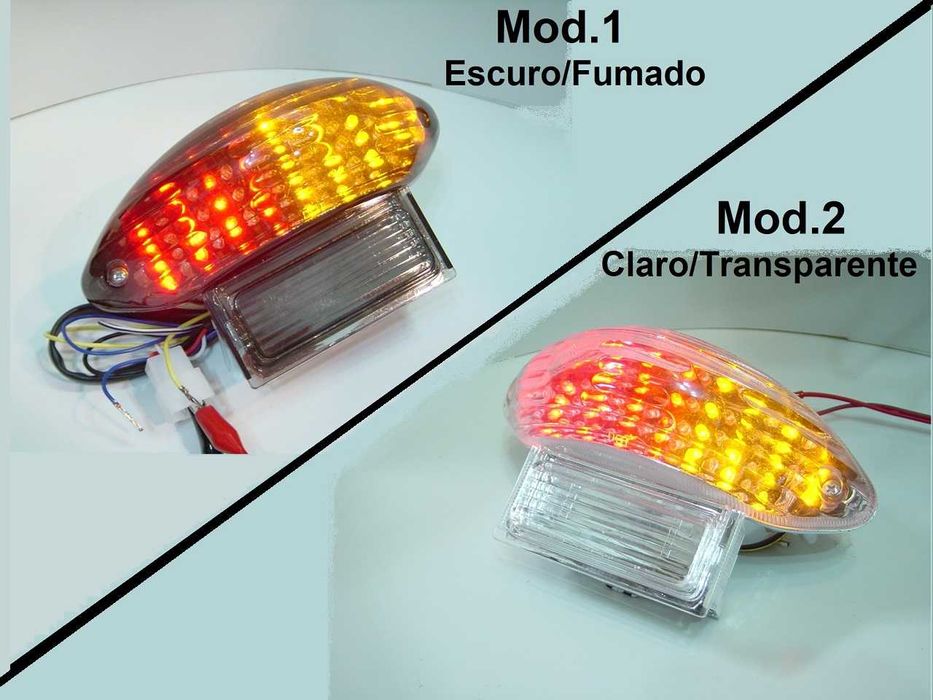 Farolins traseiros LED com piscas Suzuki Hayabusa 99-07
