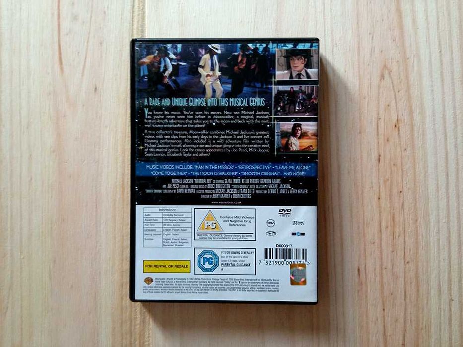 Filme Moonwalker - DVD